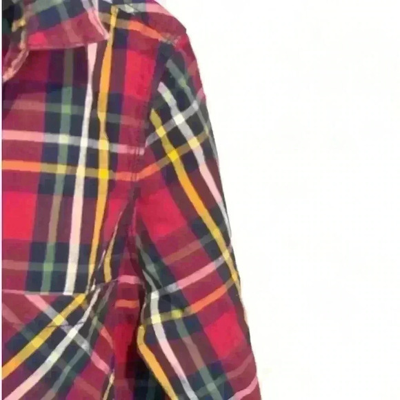 Skies Are Blue Women's Plaid Flannel Button-Up Shirt Size S Vintage - Picture 2 of 4